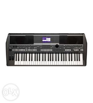 Black And White Electronic Keyboard