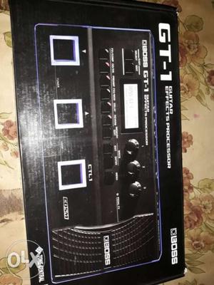 Black GT-1 Guitar Effects Processor Box Less used