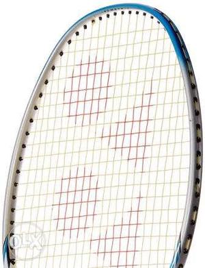 Blue And Gray Yonex Badminton Racket