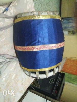 Blue Ethnic Drum Instrument