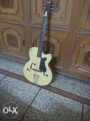 Brown Acoustic Guitar