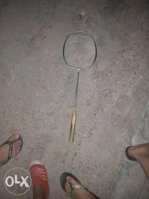 Gray Badminton Racket