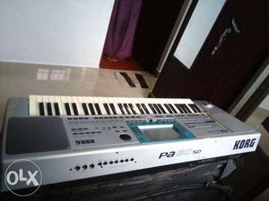 Gray Korg PA50SD Electronic Keyboard
