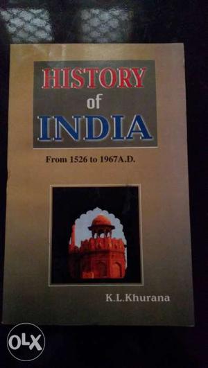 History of India k.l khurana