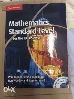 IB Math SL cambridge textbook