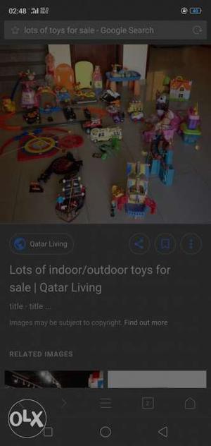 Lot's of toys. sale for kids