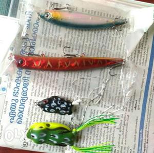 New two frog lures and fish lure, pensil lure,