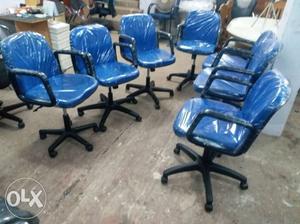 Office Chair Blue Couler Per Pice  good