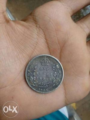 Old  Indian 1 Rs Coin