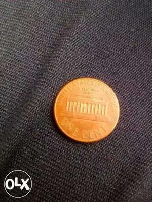 One cent United of America