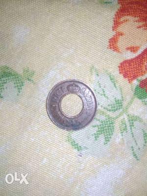 One paise coin coper coin