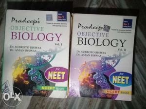 Pradeep's objective biology vol 1&2