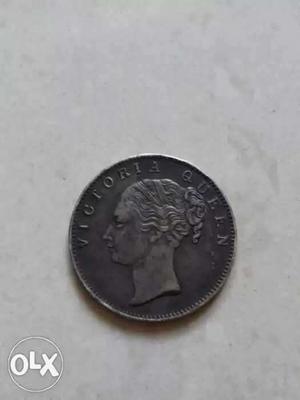 Queen Victoria old silver coin