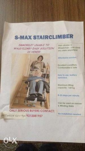 Stairlift climber in good condition like new