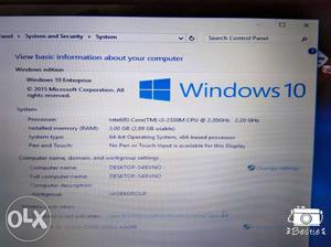 Windows 10 System Information System Screengrab