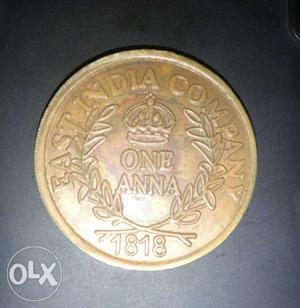  one anna stop watch coin for sale