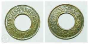 1 Pice India Coin Collage