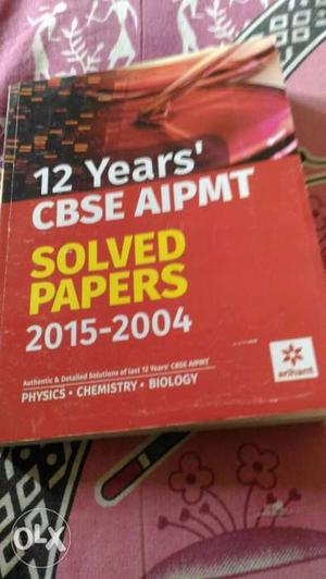 12 Years CBSE AIPMT Book