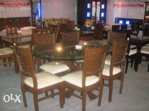 6 chair - New Brand Dining Table Set.