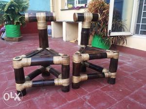 Bamboo chairs in a unique design, selling because
