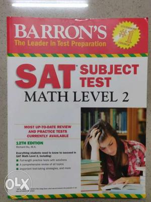 Barron's SAT Subject Test MATH Level 2 Book