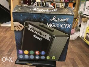 Black Marshall MG30CFX Amplifier Box