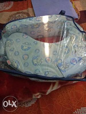 Blue And Teal Inflatable Nursing Pillow