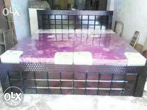 Brand new double bed with box wholesale rate per furnit
