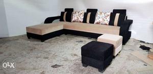 Brand new l shape sofa couch style in 40 density foam wd 5yr