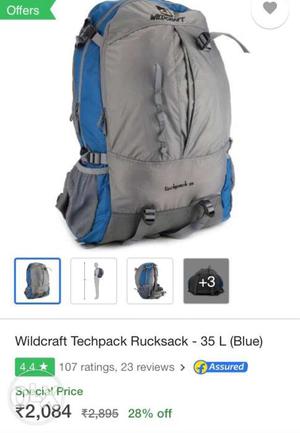 Brand new unused Wildcraft tecpack rucksack