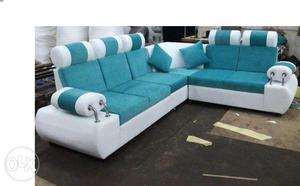 Exclusive price corner L type sofa.