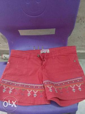 Good quality cotton shorts for 8-9, years old girl