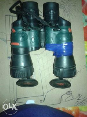 Green And Black Binoculars