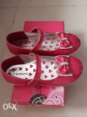 Pair Of pink kittens Shoes 29 size