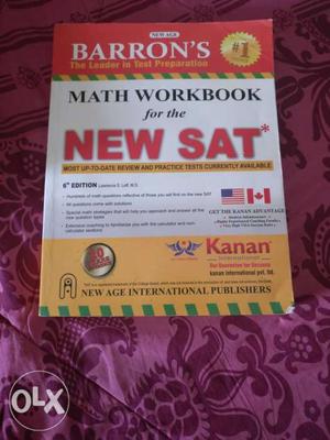 SAT Math workbook: by BARRON'S