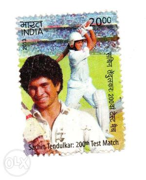 Sachin Tendulkar Old Stamp 