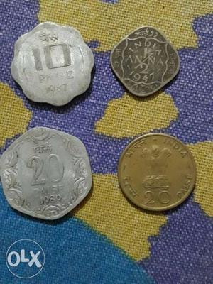 Sale of old coins in good condition