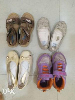Shoes in gud condition for age of 6 to 8 yr girls
