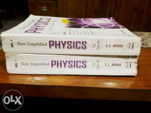 Two Physics By S.I. Arora Books