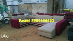 BH50 u type sofa set branded design latest with 3 year