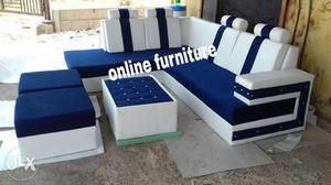 Brand New Sofa Set center table with puffy