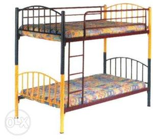 Colored steel bunk bed