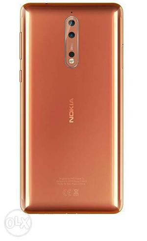 Nokia 8 sealed piece polished copper color