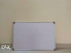 Rectangular Whiteboard With Gray Frame