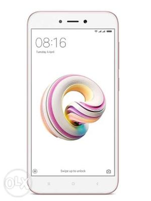 Redmi 5a Rose Gold colour 4 months old available