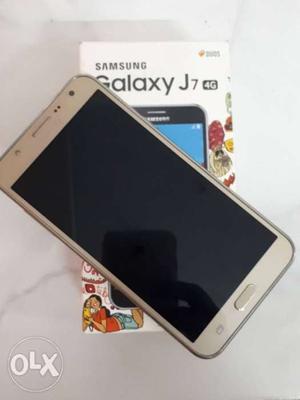 Samsung J mobile, box and charger only.