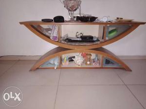 Tv unit for hall made up of wood