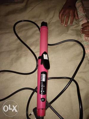 2 in 1 hair straightner with curl available fixed