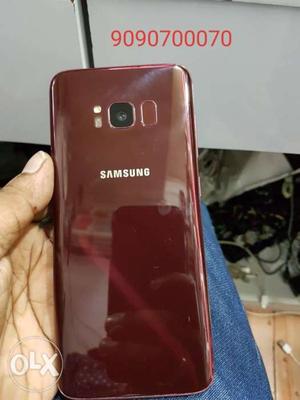 2 month old Samsung s8 red. Price fix fix fix