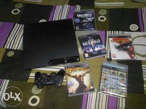 3 month used ps3 with original gta5,god of war